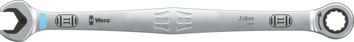 6007 Otevřený/očko-ráčnový klíč SB, dlouhé provedení, 11 x 220 mm