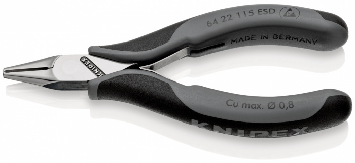 Čelní štípací kleště pro elektroniku ESD