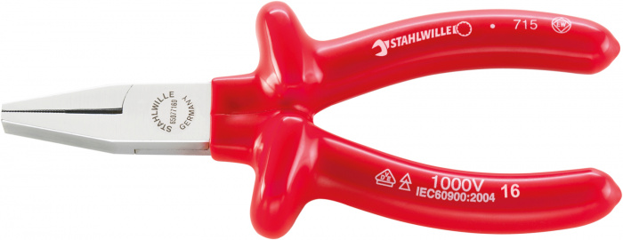 Ploché kleště 1000V, krátké  160mm