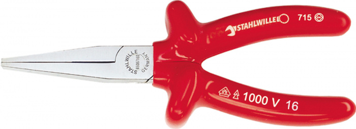 Ploché kleště 1000V, dlouhé  160mm