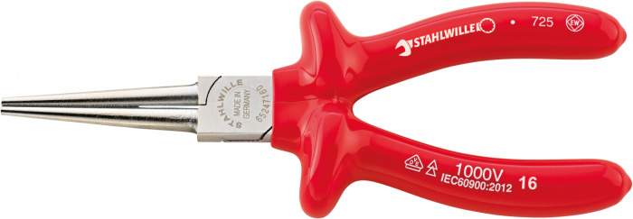 1000V kleště s kulatými čelistmi, dlouhé  160mm