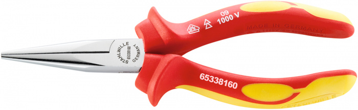 Ploché kleště půlkulaté 160mm, 1000V