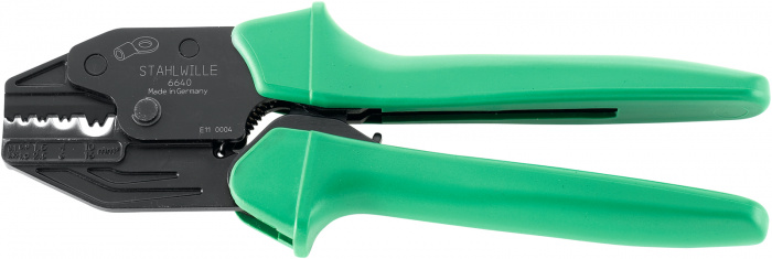 Lisovací kleště  220mm  0,1-0,35 (AWG 26-22) | 0,5-1 (AWG 20-18) | 1,5-2,5 (AWG 16-14) | 4-6 (AWG 12-10) | 10-16 (AWG 8-6)mm²