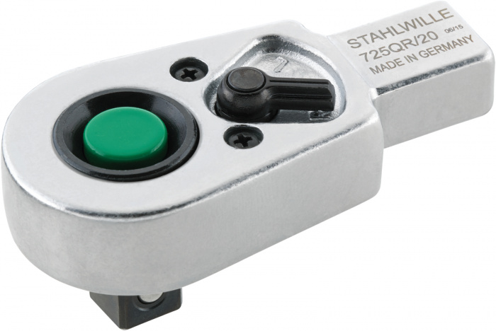 Rychloupínací nástrčná ráčna 20 vnější čtyřhran 1/2"     14x18mm