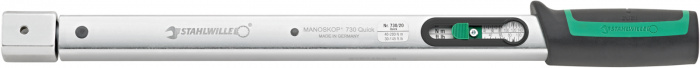 Momentový klíč MANOSKOP®   730A/20 QUICK 40-200 N·m     14x18mm