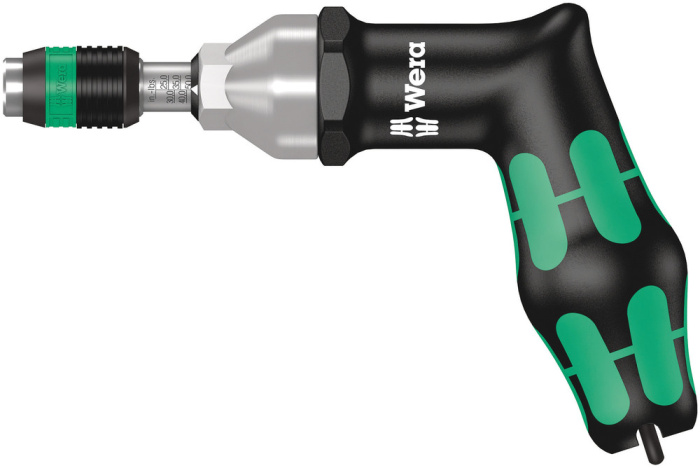 Řada pistolových rukojetí Kraftform 7400, stavitelné momentové šroubováky (25,0-55,0 in. lbs.) s rychloupínací hlavou Rapidaptor, 7447 x 25-55 in. lbs.