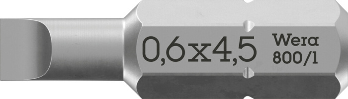 800/1 Z Bity, 0.6 x 4.5 x 25 mm