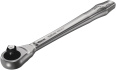 8003 B Ráčna Zyklop Metal s průchozím čtyřhranem a upínací částí 3/8", 3/8" x 222 mm