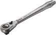 8004 B Ráčna Zyklop Metal s přepínací páčkou a upínací částí 3/8", 3/8" x 222 mm