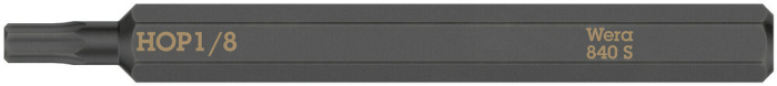840 S Hex-Plus Bity na šrouby s vnitřním šestihranem pro rázové šroubováky, 1/8" x 70 mm