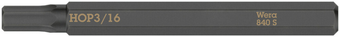 840 S Hex-Plus Bity na šrouby s vnitřním šestihranem pro rázové šroubováky, 3/16" x 70 mm