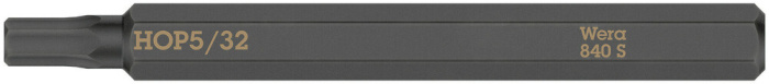 840 S Hex-Plus Bity na šrouby s vnitřním šestihranem pro rázové šroubováky, 5/32" x 70 mm