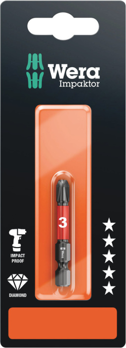 851/4 IMP DC SB Impaktor Bity, PH 3 x 50 mm