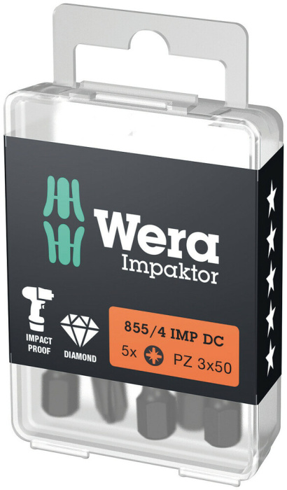 855/4 IMP DC PZ DIY IMPAKTOR BITY, 5xPZ 3x50 (5ks=1bal)