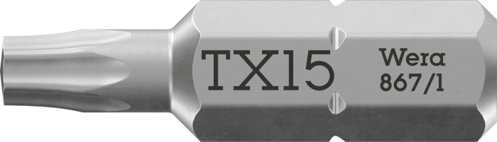 867/1 Bity TORX TX 15x25 mm