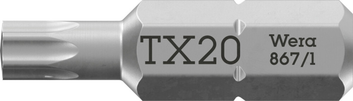 867/1 Bity TORX TX 20x25 mm