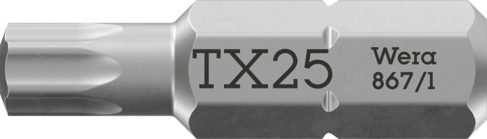 867/1 Bity TORX TX 25x25 mm