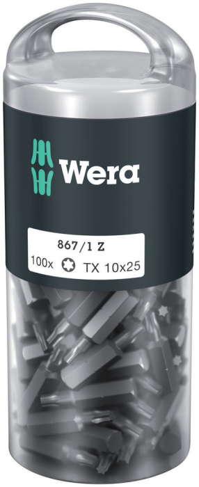 867/1 Bity TORX® DIY 100, TX 10 x 25 mm, 100 dílný