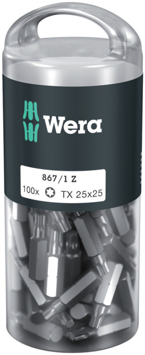 867/1 Bity TORX® DIY 100, TX 25 x 25 mm, 100 dílný