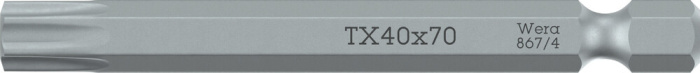 867/4 Z Bity TORX®, TX 40 x 70 mm