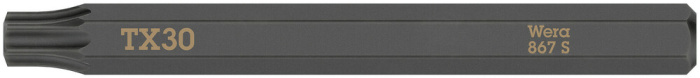 867 S Bity TORX® pro rázové šroubováky, TX 30 x 70 mm