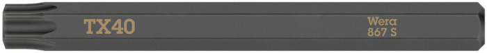 867 S Bity TORX® pro rázové šroubováky, TX 40 x 70 mm