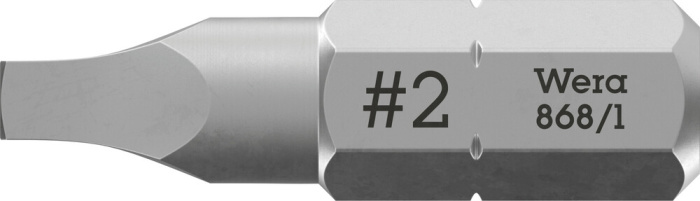 868/1 Z Bity s vnitřním čtyřhranem, # 2 x 25 mm
