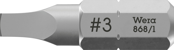 868/1 Z Bity s vnitřním čtyřhranem, # 3 x 25 mm