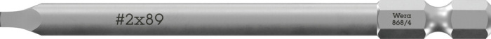 868/4 Bity s vnitřním čtyřhranem, # 2 x 89 mm