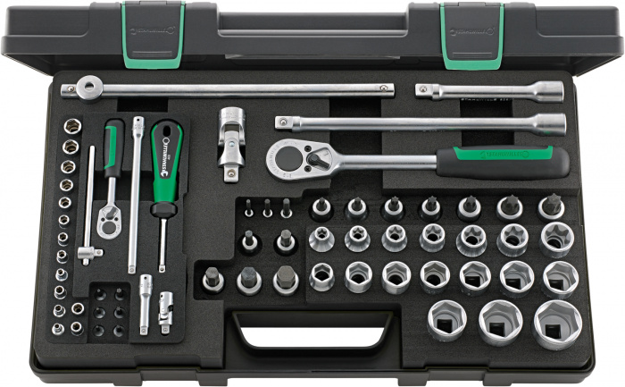 Sada nástrčných hlavic TORX® 63-dílná.