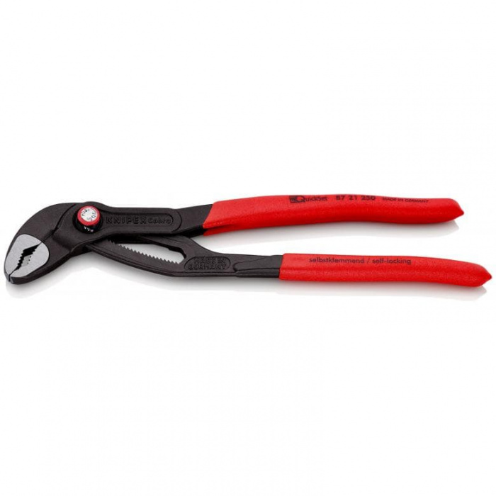 KLEŠTĚ NA VODNÍ ČERPADLA HIGHTECH KNIPEX COBRA QUICK SET 250 mm
