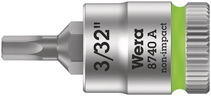 8740 A Zyklop zástrčný nástavec, upínací část 1/4", 3/32" x 28 mm