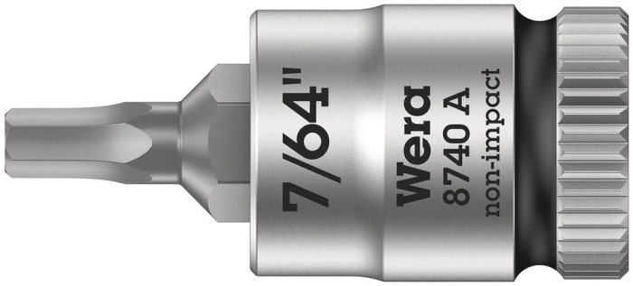8740 A Zyklop zástrčný nástavec, upínací část 1/4", 7/64" x 28 mm