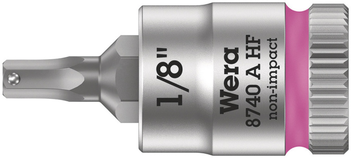 8740 A HF Zyklop zástrčný nástavec, s přidržovací funkcí, upínací část 1/4", 1/8" x 28 mm