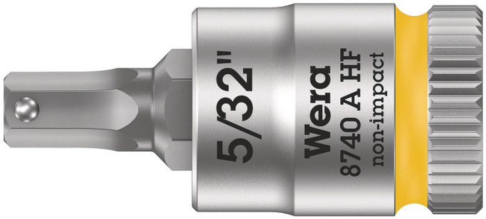 8740 A HF Zyklop zástrčný nástavec, s přidržovací funkcí, upínací část 1/4", 5/32" x 28 mm