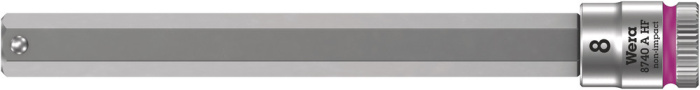 8740 A HF Zyklop zástrčný nástavec, s přidržovací funkcí, upínací část 1/4", 8 x 100 mm