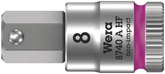 8740 A HF Zyklop zástrčný nástavec, s přidržovací funkcí, upínací část 1/4", 8 x 28 mm