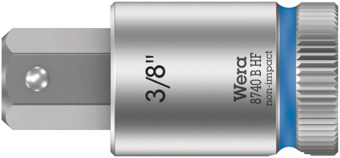 8740 B HF Zyklop zástrčný nástavec, s přidržovací funkcí, upínací čás 3/8", 3/8" x 38.5 mm