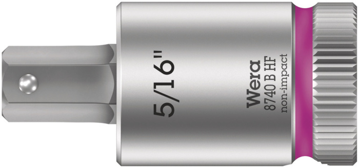8740 B HF Zyklop zástrčný nástavec, s přidržovací funkcí, upínací čás 3/8", 5/16" x 38.5 mm