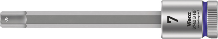 8740 B HF Zyklop zástrčný nástavec, s přidržovací funkcí, upínací čás 3/8", 7 x 100 mm