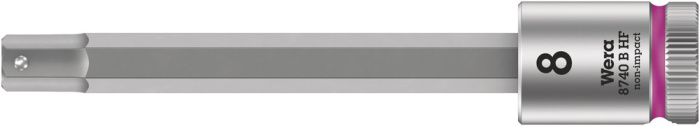 8740 B HF Zyklop zástrčný nástavec, s přidržovací funkcí, upínací čás 3/8", 8 x 100 mm