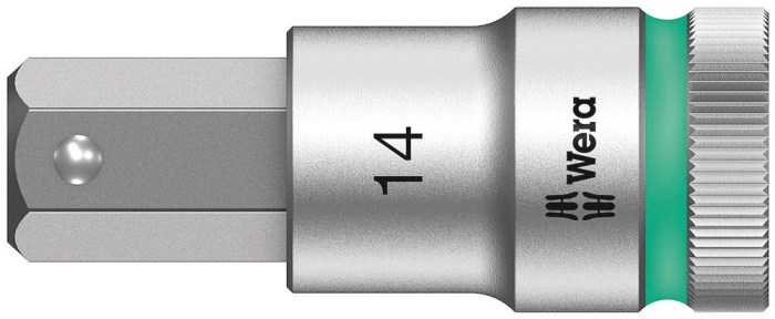 8740 C HF Zyklop zástrčný nástavec, s přidržovací funkcí, upínací čás 1/2", 14 x 60 mm