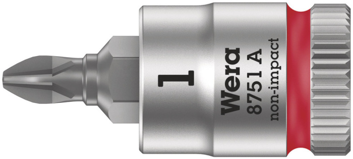 8751 A Phillips Zyklop zástrčný nástavec, upínací část 1/4", PH 1 x 28 mm