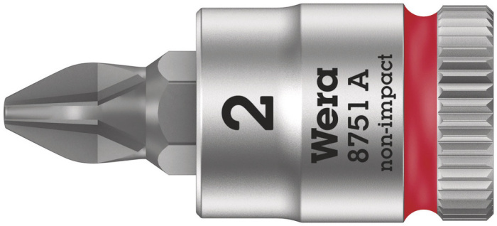 8751 A Phillips Zyklop zástrčný nástavec, upínací část 1/4", PH 2 x 28 mm