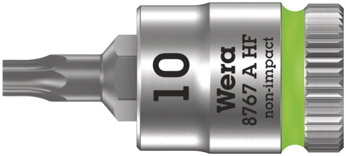 8767 A HF TORX® Zyklop zástrčný nástavec, s přidržovací funkcí, upínací část 1/4", TX 10 x 28 mm