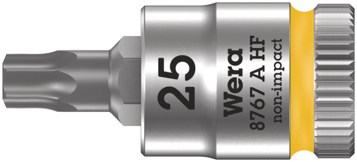 8767 A HF TORX® Zyklop zástrčný nástavec, s přidržovací funkcí, upínací část 1/4", TX 25 x 28 mm