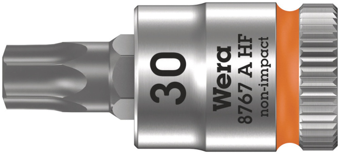 8767 A HF TORX® Zyklop zástrčný nástavec, s přidržovací funkcí, upínací část 1/4", TX 30 x 28 mm