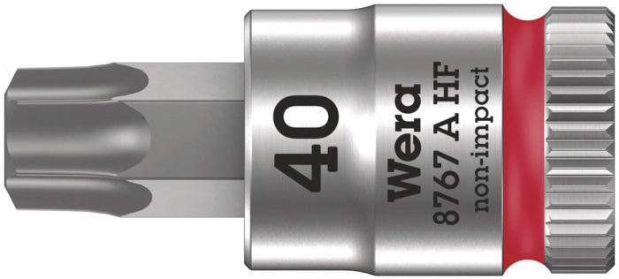 8767 A HF TORX® Zyklop zástrčný nástavec, s přidržovací funkcí, upínací část 1/4", TX 40 x 28 mm