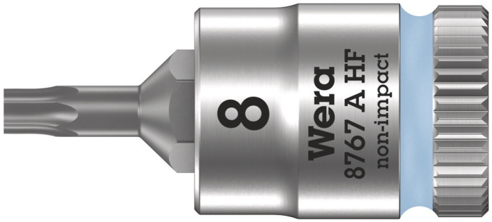 8767 A HF TORX® Zyklop zástrčný nástavec, s přidržovací funkcí, upínací část 1/4", TX 8 x 28 mm