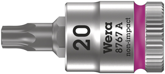8767 A TORX® Zyklop zástrčný nástavec, upínací část 1/4", TX 20 x 28 mm